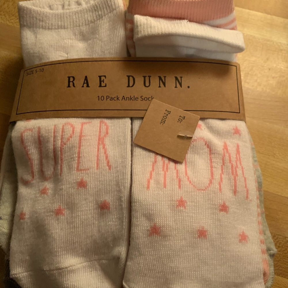 Rae Dunn WNS 10pk ankle 5-10